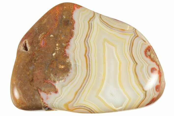Polished Banded Fairburn Agate - Nebraska #189391